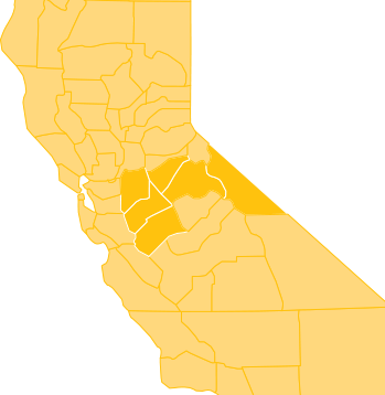 San Joaquin Chapter Map