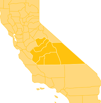 Fresno Chapter Map